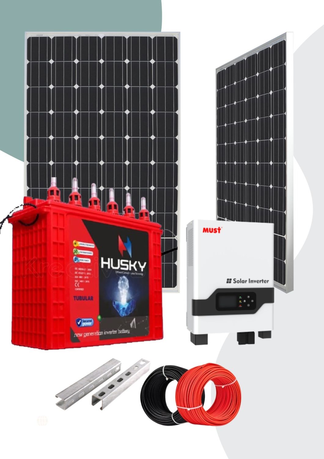 Tubular 400watts Solar System Kit Price in Kenya