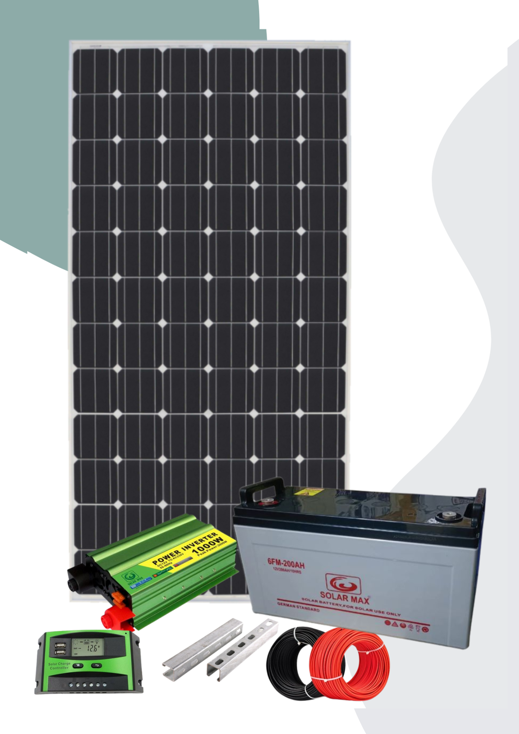 200ah Solar Backup System Kit