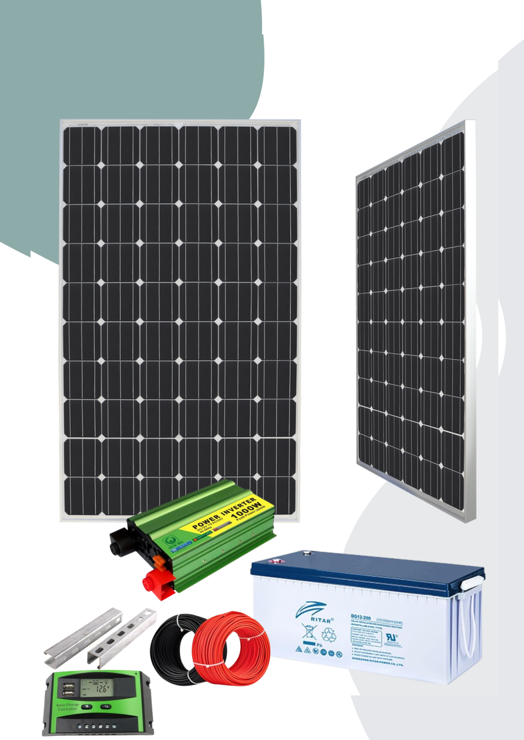 Complete Home Solar System 200ah