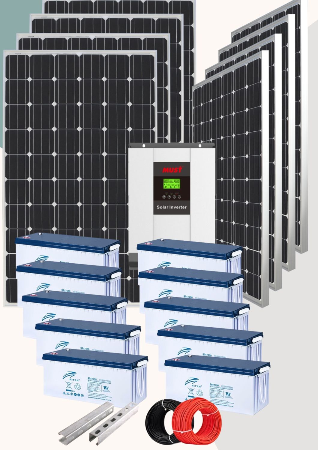 4,000 Watts Complete Home Solar Package