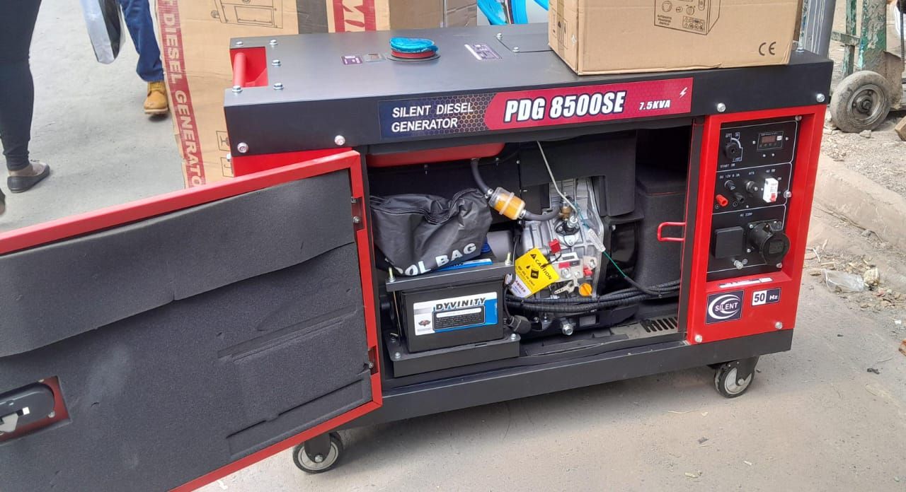 Pyramid Heavy Duty Silent Diesel Generator 7.5kva With ATS