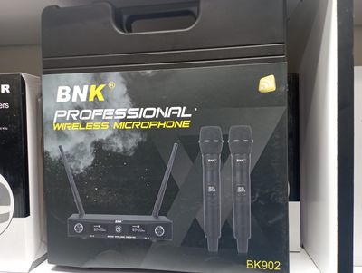 BNK BK902 UHF Dual 2 Channel Wireless Microphone