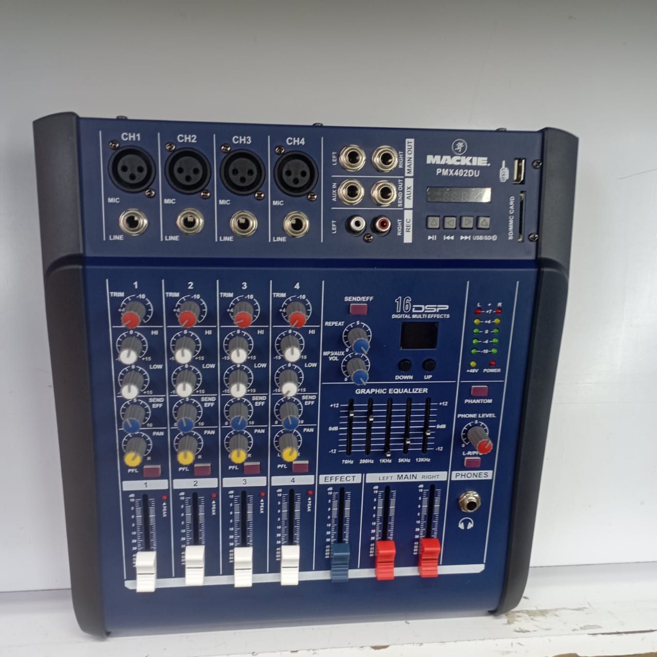 4 Channel Powered Audio Mixer