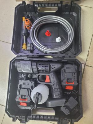 Cordless Carwash Machine 2 Batteries