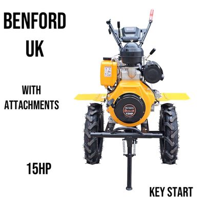 Benford UK 15HP Key Start Diesel Engine Walking Tractor