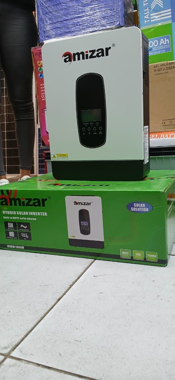 Amizar 3kva 24v Hybrid Solar Inverter With Inbuilt MPPT