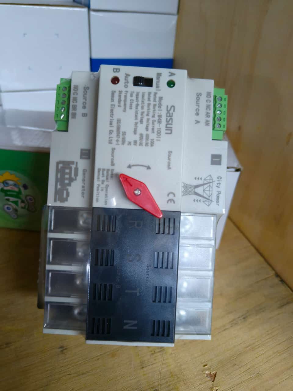 Sasun Automatic Changeover Switch (100Amps) THREE Phase