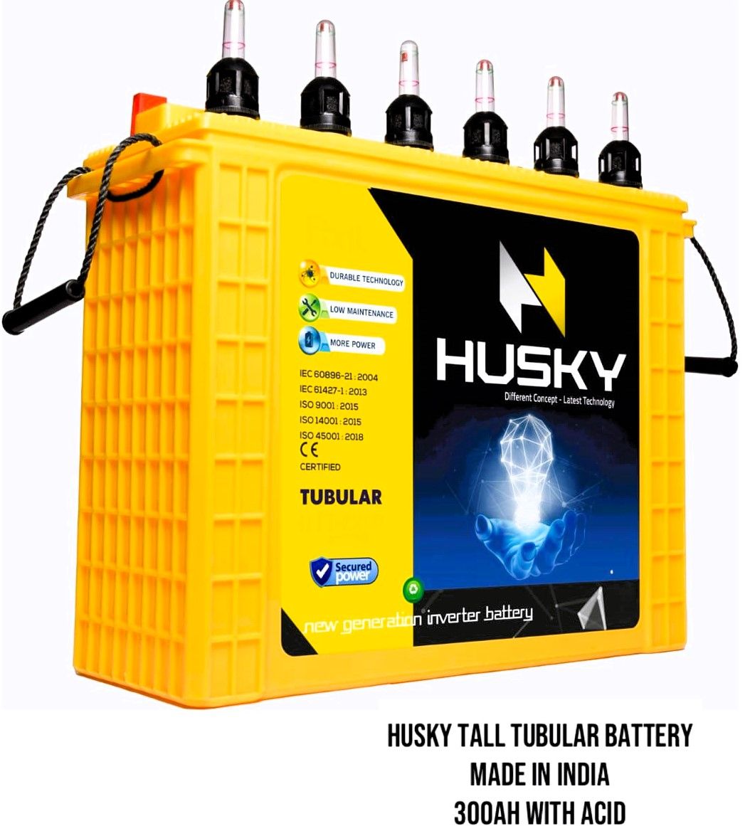 New Stock Husky 12V300AH Tall Tubular Solar Backup Battery
