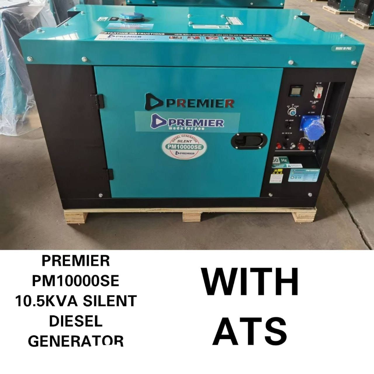 Premier 10.5kva Silent Diesel Automatic Generator with ATS