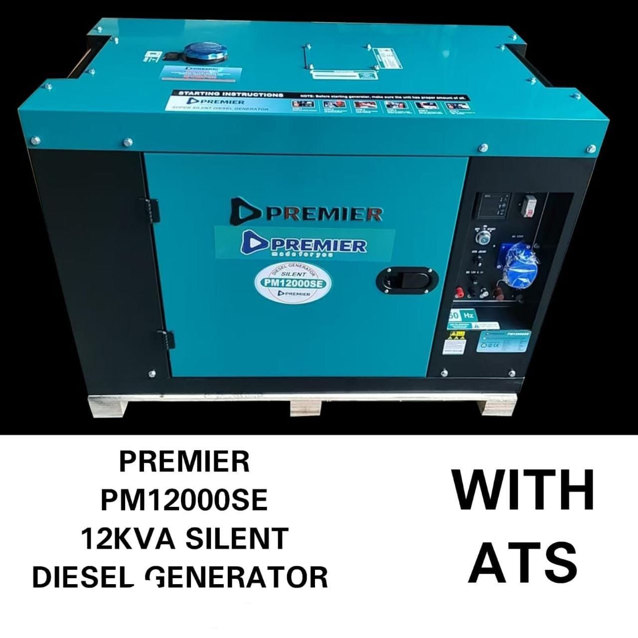 Premier 15kva Silent Diesel Automatic Generator with ATS