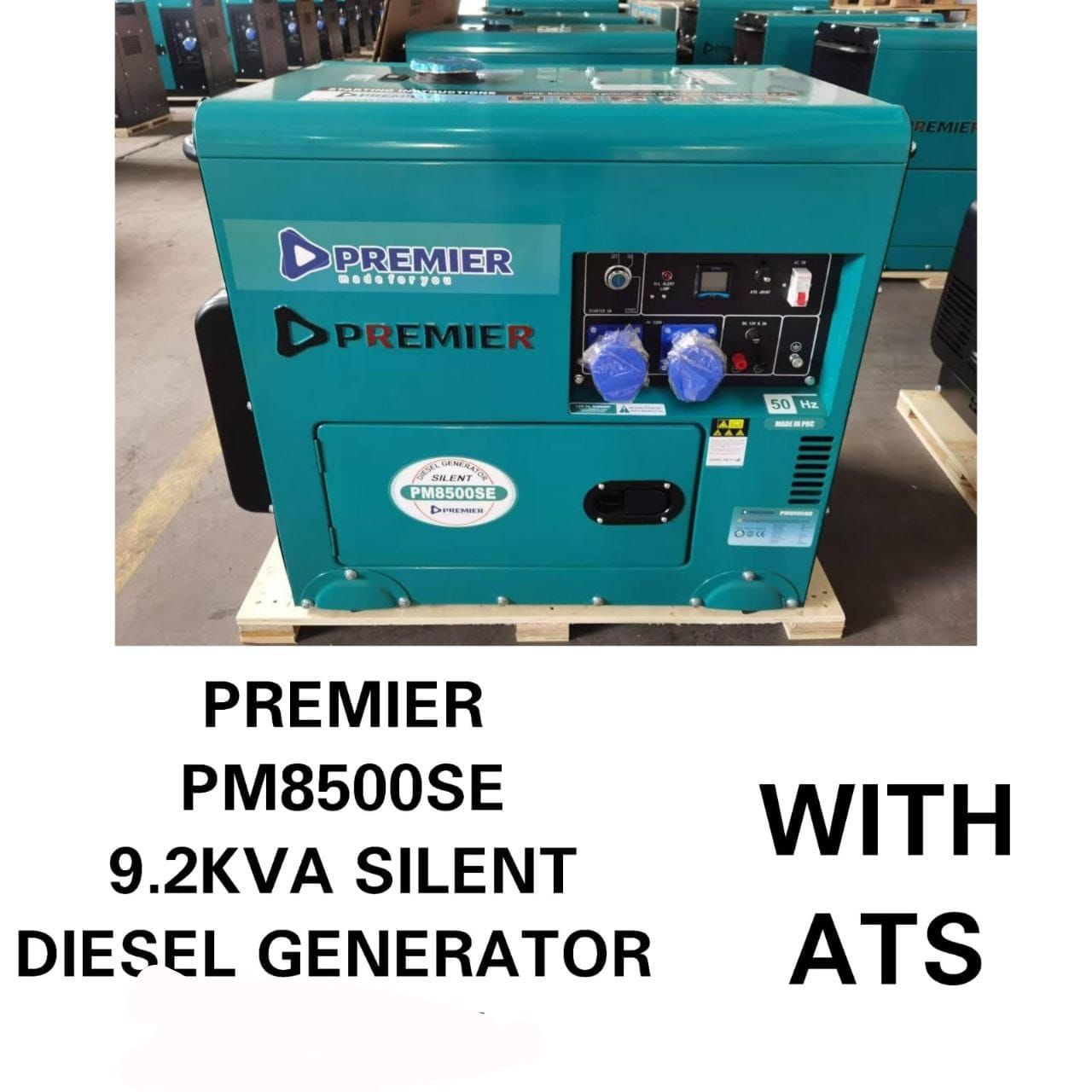 Premier 10.5kVA Silent Diesel Automatic Generator with ATS: Reliable Power for Homes &amp; Businesses