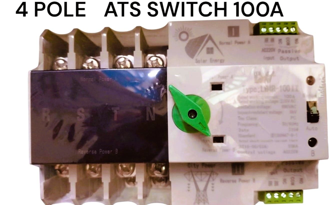 100AMP 4-POLE Automatic Changeover Switch