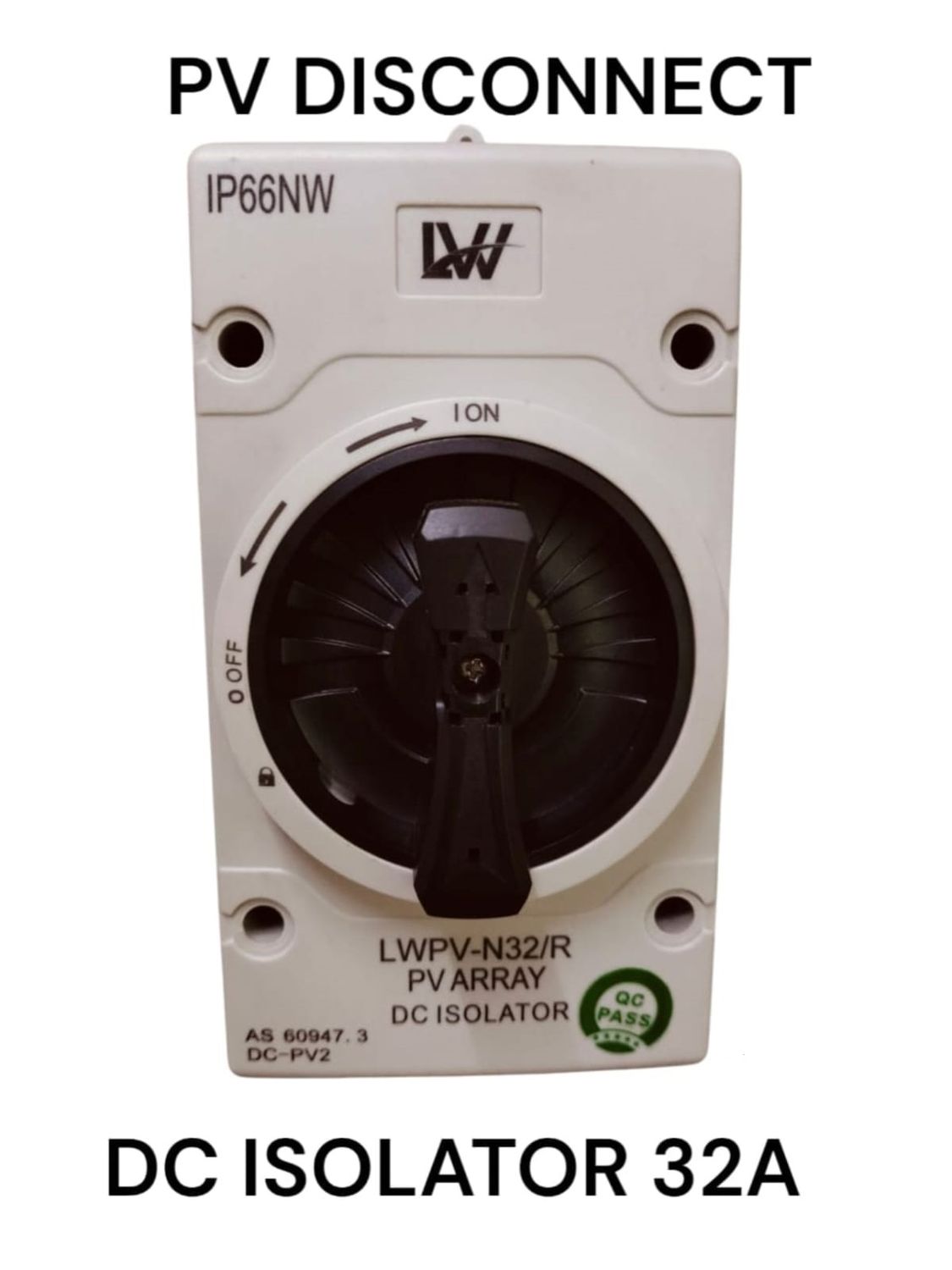 Pv Disconnect ,32amp, 1000Vdc ,4pole