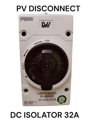 Pv Disconnect ,32amp, 1000Vdc ,4pole