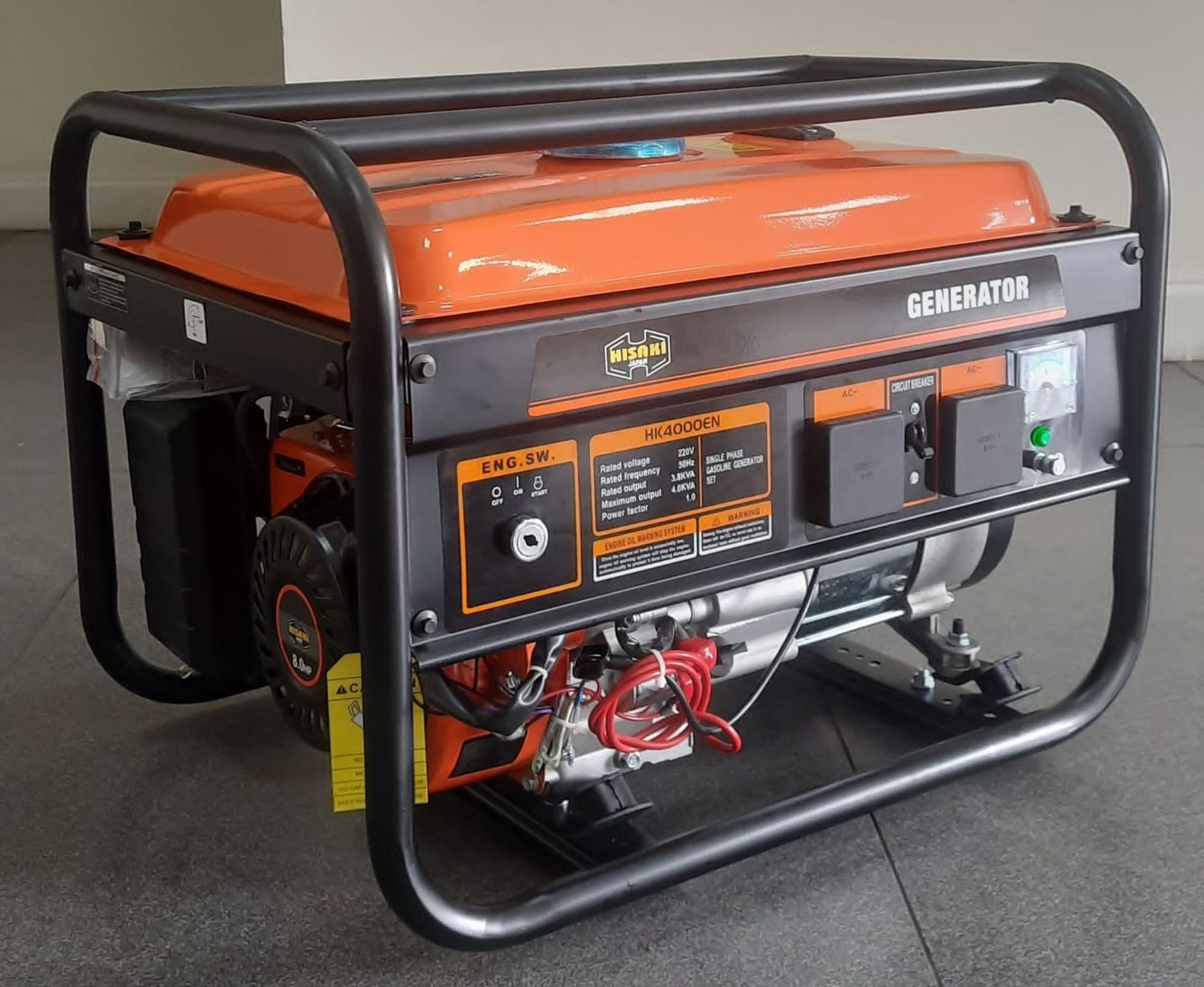 Hisaki Japan Petrol generator 3.8kva key 🔑 start