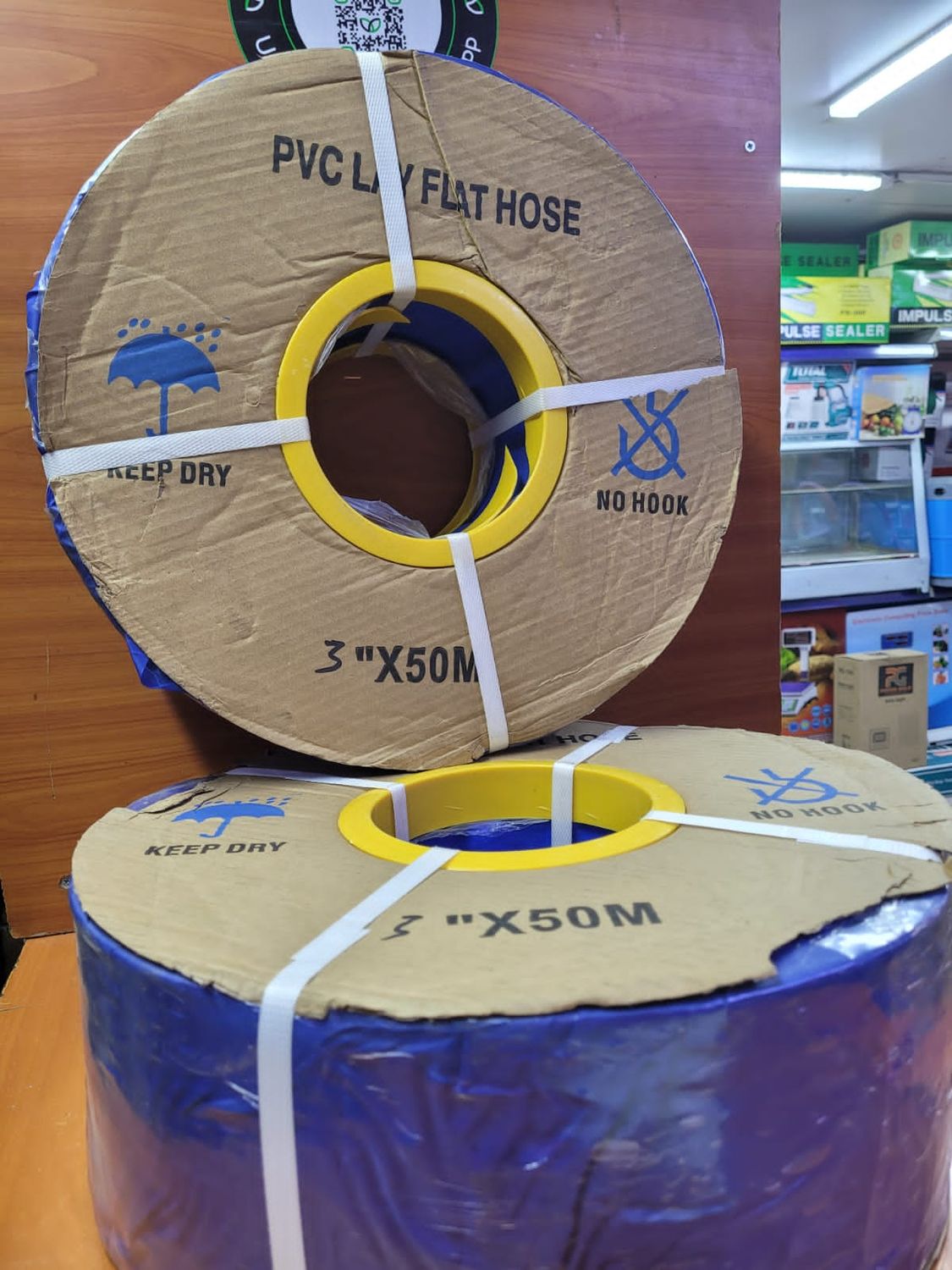 3inch by 50mtrs  Pvc delivery pipe