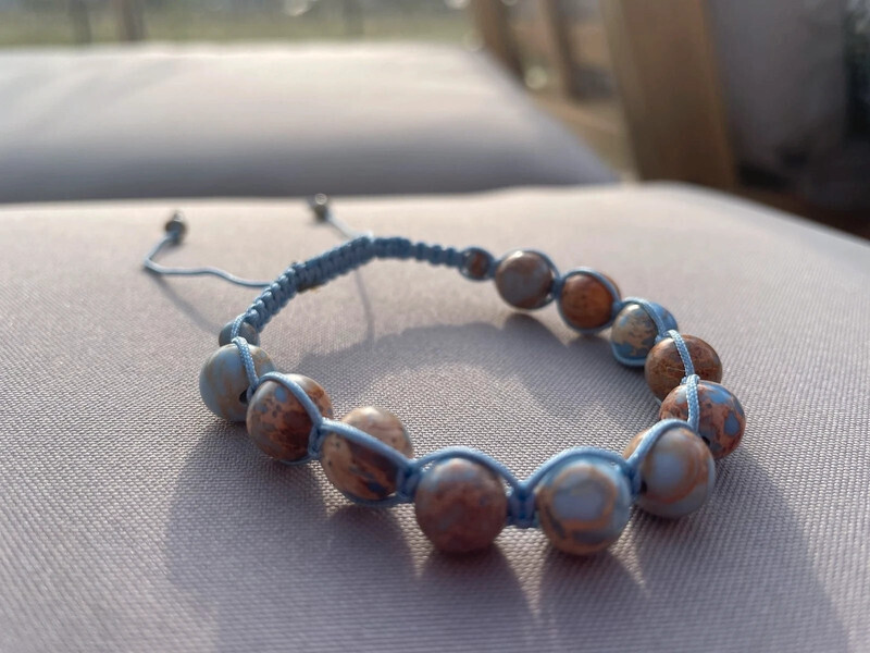 Shamballa bracelet with natural stones | 2 types
