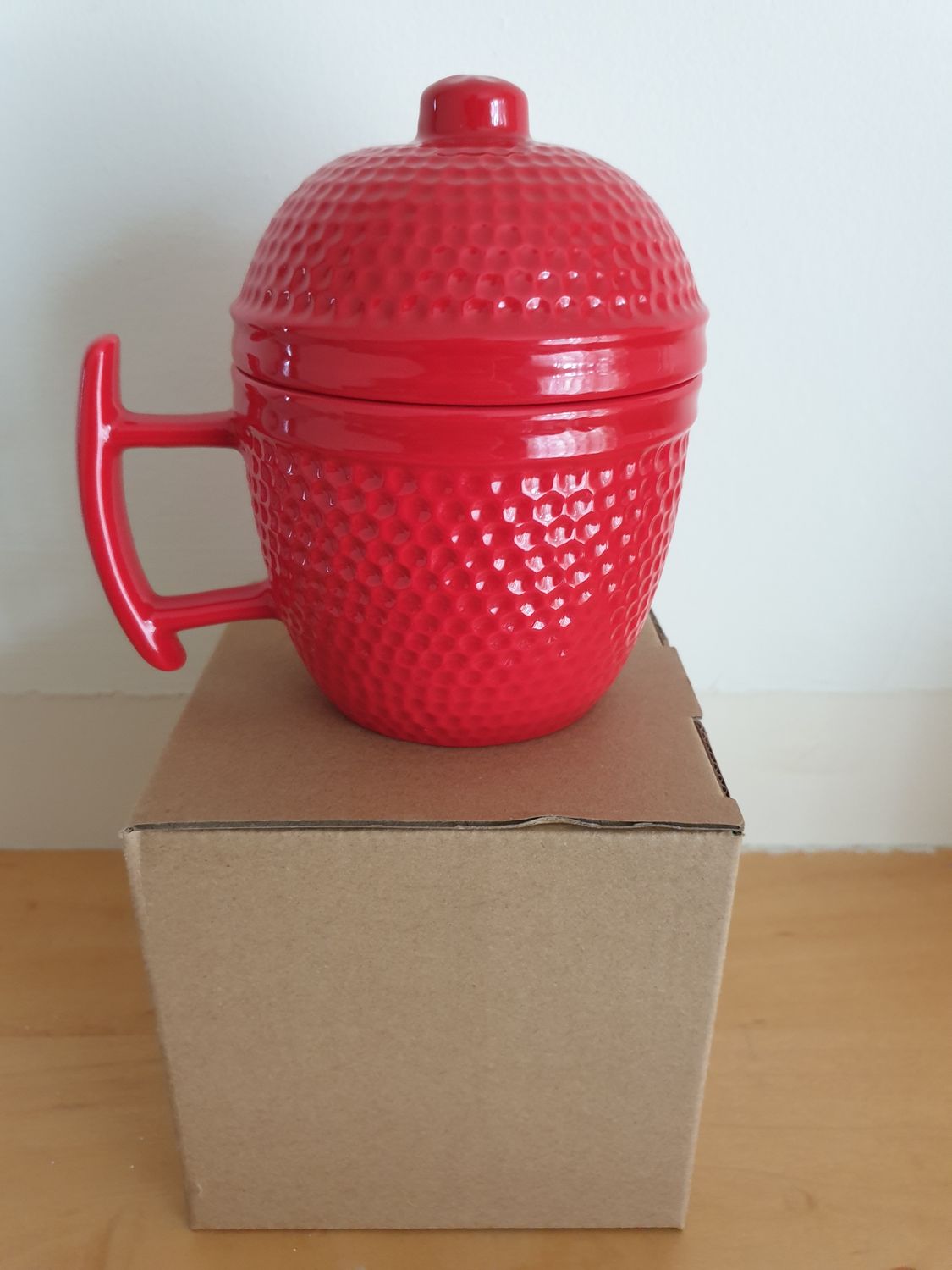 Red kamado mug