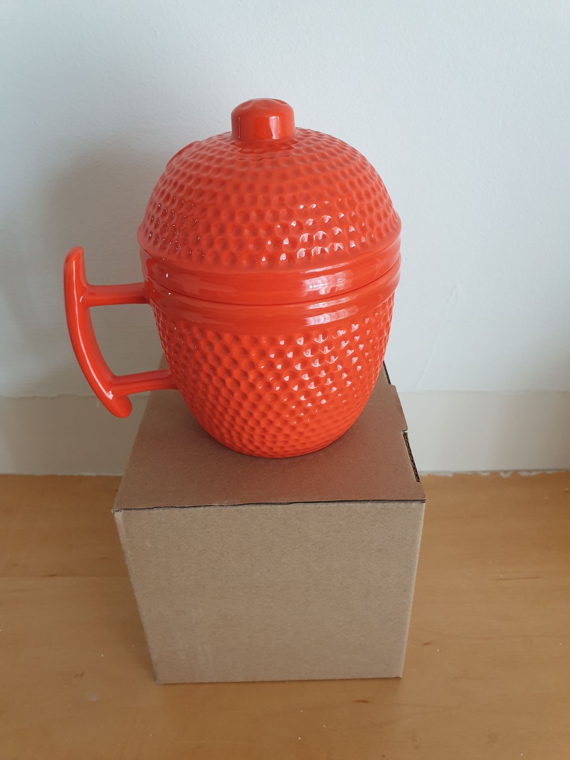 Orange kamado mug