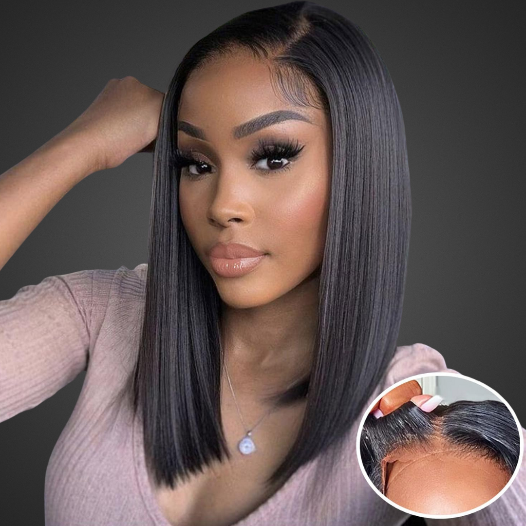 Closure Wig - Silky Straight 14&quot;