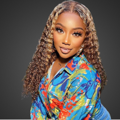 Closure Wig - Deep Curl 20&quot;