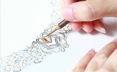 Bijoux sertis de pierres fines