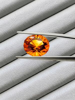 Citrine Naturelle - Madère Royale - 7.81 cts - certifié FGA - GEM-A