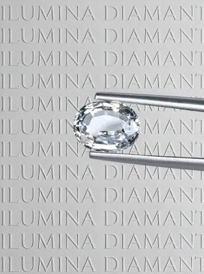 Saphir Blanc 1,99 ct Sri Lanka | Certifié GFCO