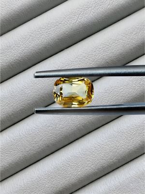 Saphir du Sri Lanka " Vivid yellow— 1.07 ct — certifié GFCO Gem Lab Suisse