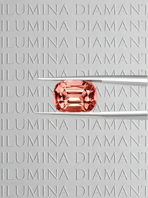 Tourmaline Pink-Orange – 4,51 ct – Congo - certifié laboratoire GFCO Gem Lab switzerland