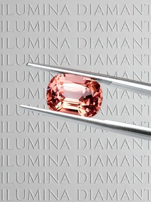 Tourmaline Pink-Orange – 4,51 ct – Congo - certifié laboratoire GFCO Gem Lab switzerland