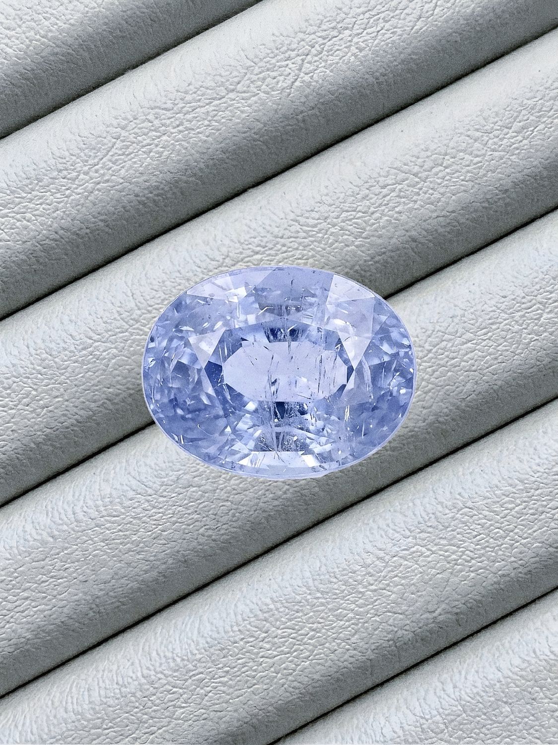 Saphir Naturel bleu clair - Non Chauffé - 1,38 ct - certifié