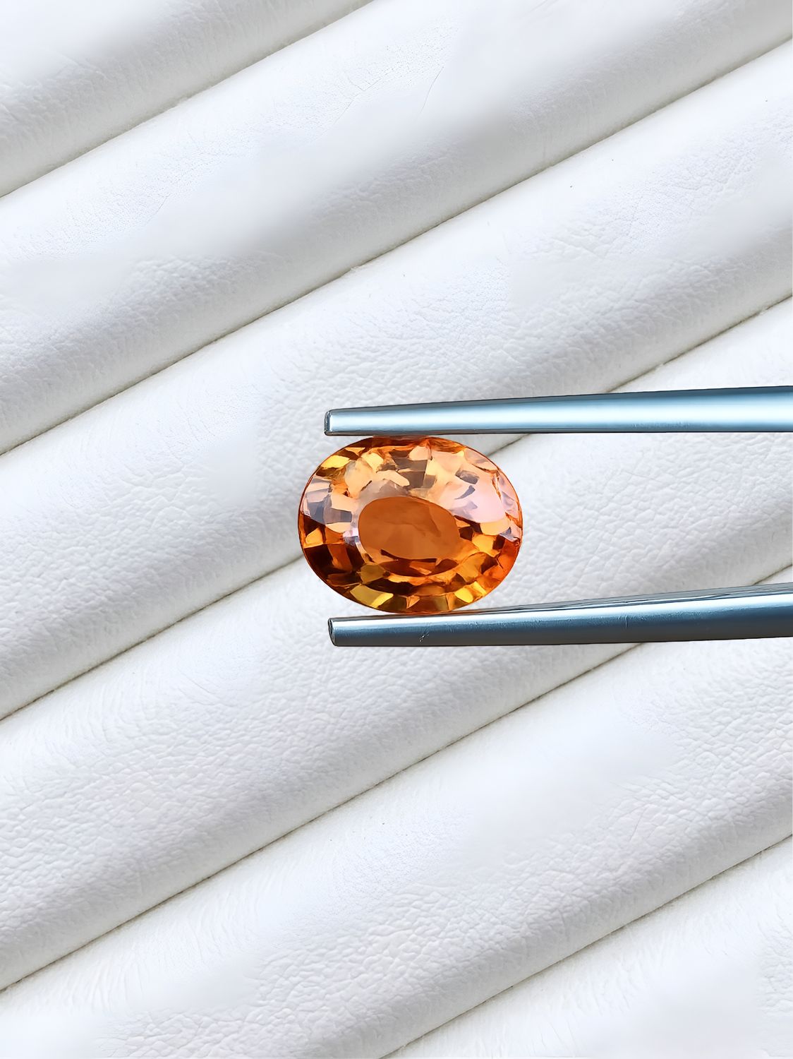 Tourmaline Naturelle - 1.62Cts orange doré- Afghanistan certifié