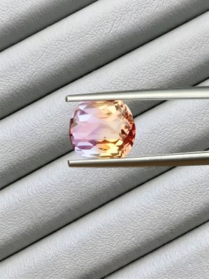 Amétrine naturelle du Bolivie violet jaune - 3.30 cts - Non Chauffé - certifié Ilumina Diamant