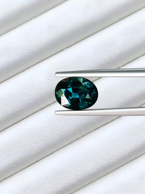 Spinelle naturel - 1.71 Cts - couleur bleu cobalt de tanzanie, certifié GFCO Gem Lab switzerland