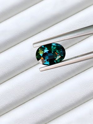 Spinelle naturel - 1.71 Cts - couleur bleu cobalt de tanzanie, certifié GFCO Gem Lab switzerland