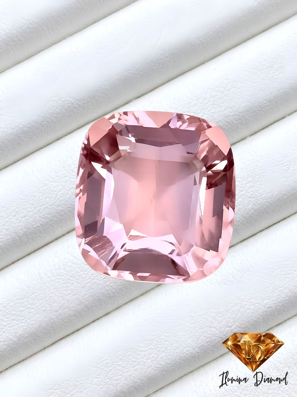 Fluorite naturelle 60.12 cts - rose pastel - Pakistan certifié