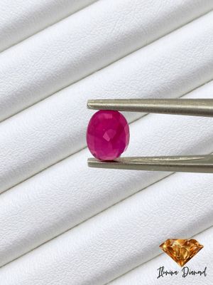 Rubis Naturel 1.49cts - Deep pink red- Certifié AIG