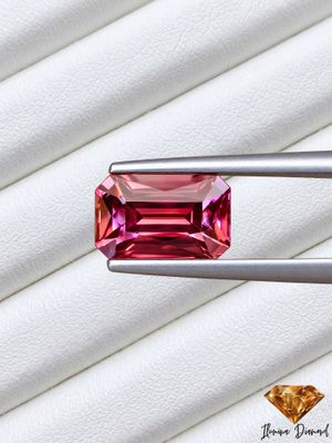 Zircon naturel - 2.20 cts rose brun - tanzanie certifié