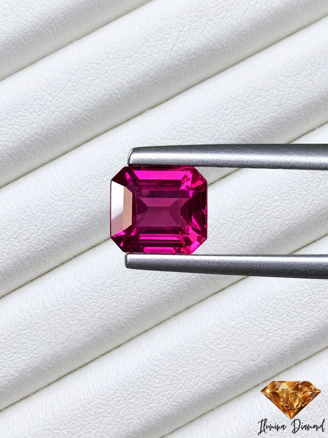 Grenat Rhodolite naturel 1.06 cts Sri Lanka certifié Ilumina Diamant