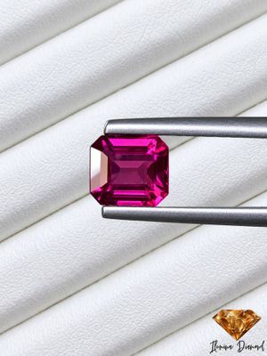 Grenat Rhodolite naturel 1.06 cts Sri Lanka certifié Ilumina Diamant