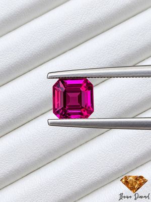 Grenat Rhodolite naturel 1.06 cts Sri Lanka certifié Ilumina Diamant