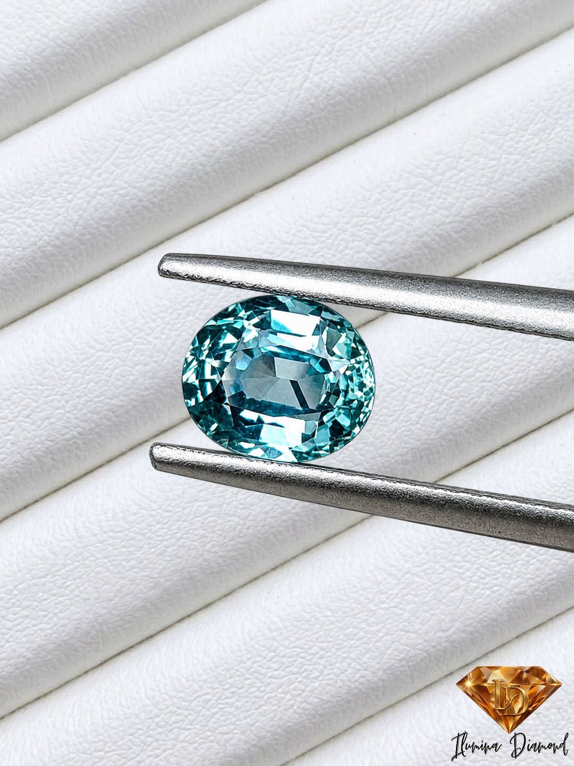Natural Cyan Blue Sapphire - 0.70 ct - VS - Sri Lanka
