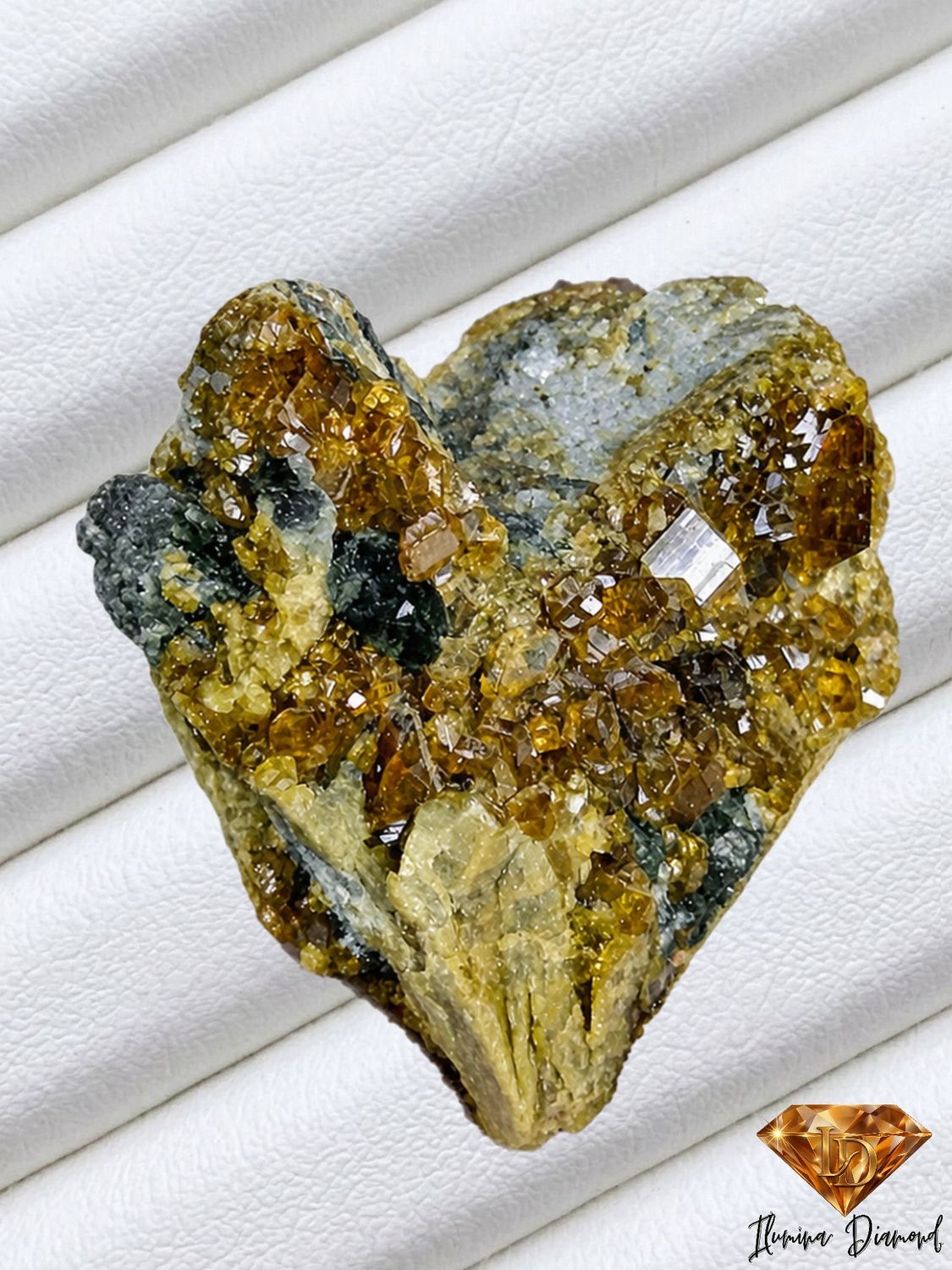 Natural vesuvianite on matrix, 81.44 carats, Afghanistan