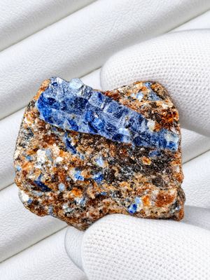 Rough Blue Sapphire on Mica Matrix 219.17 ct Rough Blue Sapphire on Mica Matrix 219.17 ct