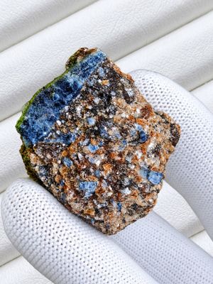 Rough Blue Sapphire on Mica Matrix 219.17 ct