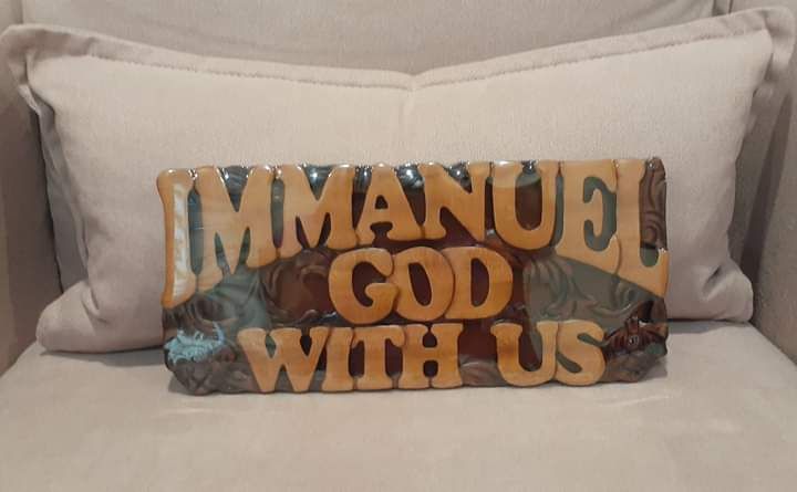 Immanuel God With Us (Wall Frame)