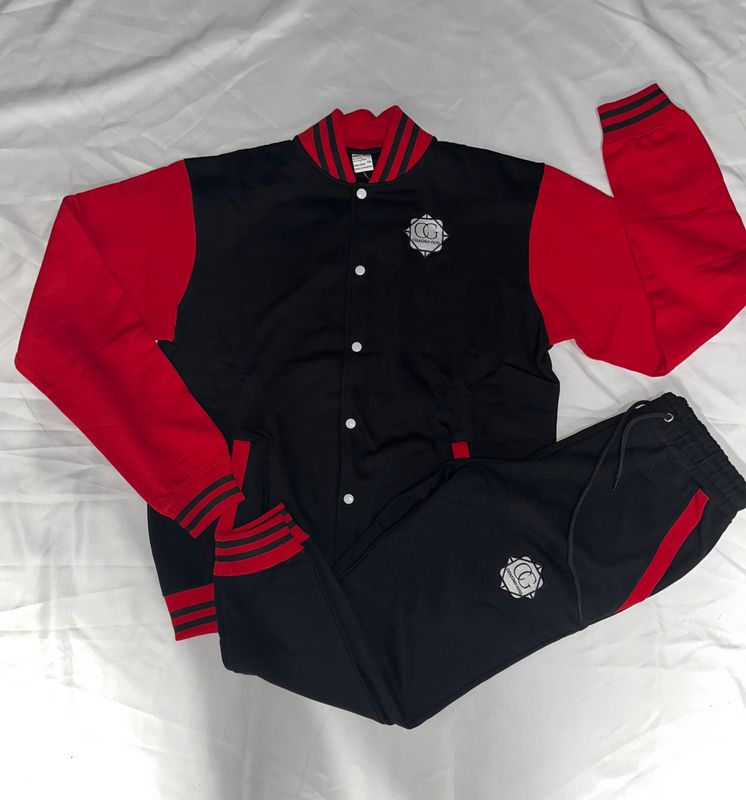 CG custom Varsity style sweatsuits CG custom Varsity style sweatsuits