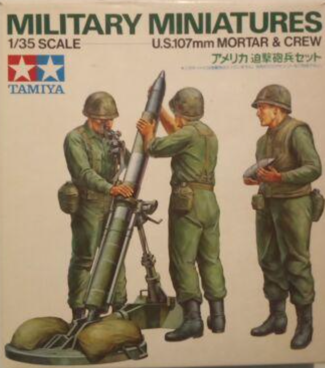 Military Miniatures U.S. Mortar and Crew