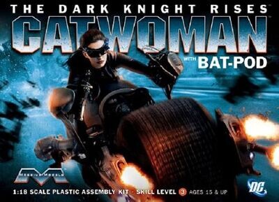 Catwoman with Bat-Pod from The Dark Knight Trilogy